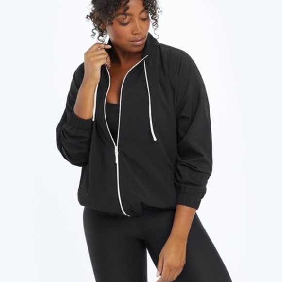 Summersalt The On-the-Go Zip-Up Jacket black - Picture 1 of 9